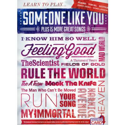 9781783055012 - Learn to play someone like you | Plus 15 more great songs 9781783055012 - Learn to play someone like you | Plus 15 more great songs