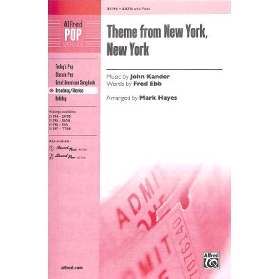 0038081339658 - Theme from New York New York