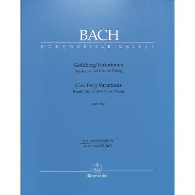 9790006543175 - Goldberg-Variationen BWV 988 - Johann Sebastian Bach Kartoniert (TB)