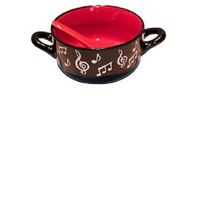 5060149337066 - Suppentasse mit Löffel Edition Music Sales LSNCLB 001R Geschenkidee Gift & spoon