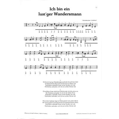 Wanderlieder für Steirische Harmonika GRIFFSCHRIFT Steirische Harmonika Noten 