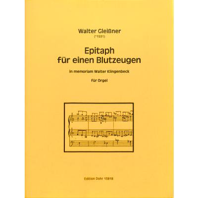 9790202028186 - Epitaph für einen Blutzeugen