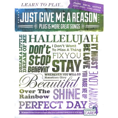 9781783055036 - Learn to play just give me a reason | Plus 15 more great songs 9781783055036 - Learn to play just give me a reason | Plus 15 more great songs