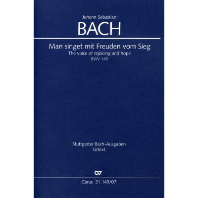 9790007137441 - Kantate 149 Man singet mit Freuden vom Sieg BWV 149