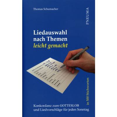 Liedauswahl nach Themen leicht gemacht