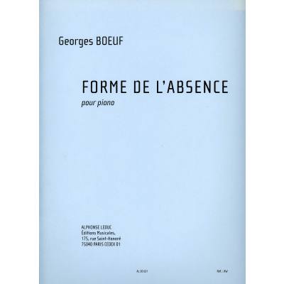 9790046306310 - Forme de labsence 9790046306310 - Forme de labsence