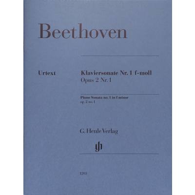 9790201812038 - Klaviersonate Nr 1 f-moll op 21 - Ludwig van - Klaviersonate Nr 1 f-moll op 2 Nr 1 Beethoven Kartoniert (TB)