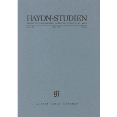 9790201820156 - Haydn Studien Mai 1978 Bd 4 2 9790201820156 - Haydn Studien Mai 1978 Bd 4 2