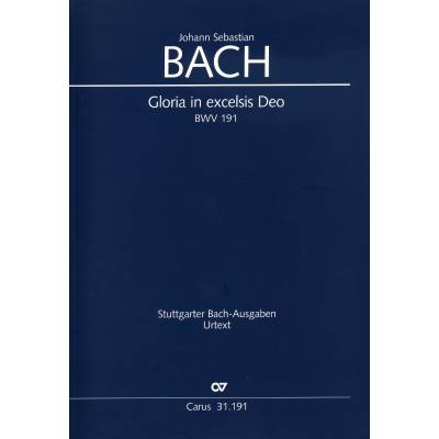 9790007143220 - Kantate 191 Gloria in excelsis deo BWV 191 9790007143220 - Kantate 191 Gloria in excelsis deo BWV 191