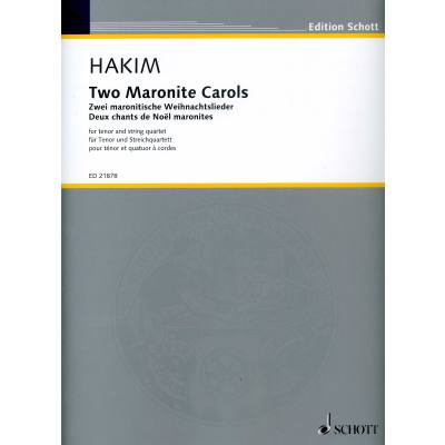 9790001200141 - 2 Maronite carols 9790001200141 - 2 Maronite carols