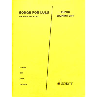 0884088654047 - Songs for Lulu