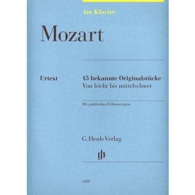 9790201818009 - Am Klavier   Wolfgang Amadeus Mozart - Am Klavier - 15 bekannte Originalstücke - Wolfgang Amadeus Mozart - Am Klavier - 15 bekannte Originalstücke Kartoniert (TB)