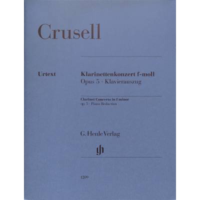 9790201812090 - Klarinettenkonzert f-moll op5 - Bernhard Henrik Crusell Kartoniert (TB)