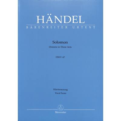 9790006544486 - Solomon HWV 67 9790006544486 - Solomon HWV 67