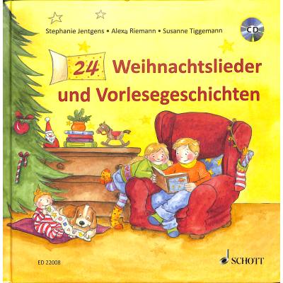 9783795749187 - 24 Weihnachtslieder und Vorlesegeschichten m Audio-CD - Stephanie Jentgens Susanne Tiggemann Kartoniert (TB)