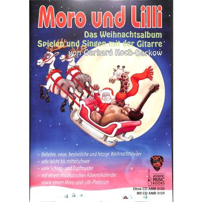 9783869471242 - Moro und Lilli Das Weihnachtsalbum m Audio-CD für Gitarre - Gerhard Koch-Darkow Geheftet