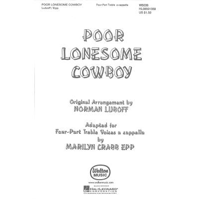 0073999813227 - Poor lonesome cowboy