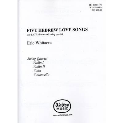 0073999484212 - 5 Hebrew love songs