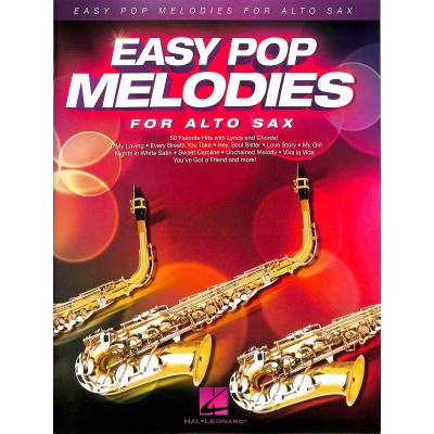 0884088992927 - Noten Easy Pop Melodies für Altsaxophon HL 125786 leicht spielbar