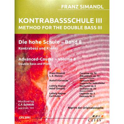 9790500334231 - Kontrabass Schule 3 | Die hohe Schule 8