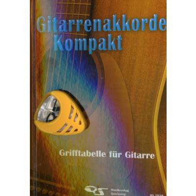 9783980310604 - Noten Gitarrenakkorde kompakt Grifftabelle QS 1010