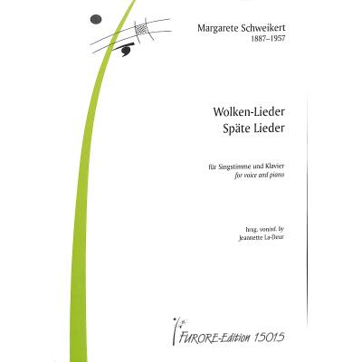 9790501828159 - Wolkenlieder - späte Lieder für Gesang und Klavier