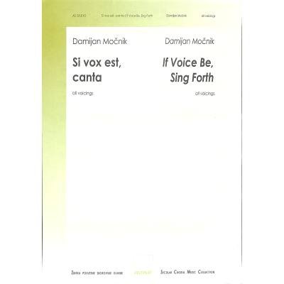 9790709007776 - Si vox est canta | If voice be sing forth