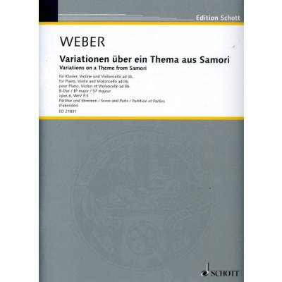 0841886022195 - Variationen über ein Thema aus Samori B-Dur op 6