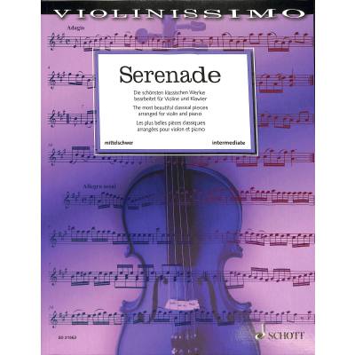 0841886020696 - Noten Concertino Violinissimo SERENADE klassische Originalstücke ED 21563