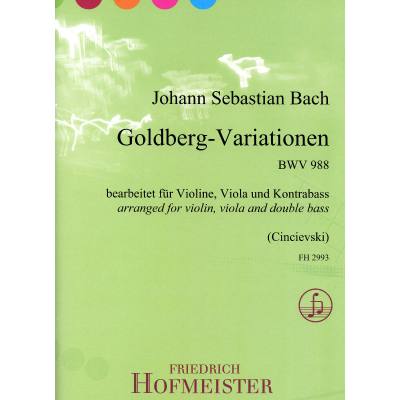 9790203429937 - GOLDBERG VARIATIONEN BWV 988