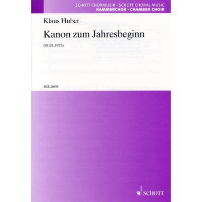 9790001200745 - Kanon zum Jahresbeginn 9790001200745 - Kanon zum Jahresbeginn