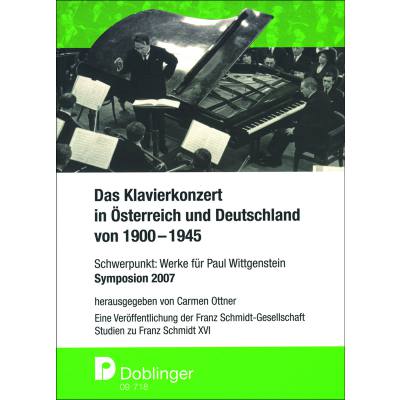 Das Klavierkonzert in Österreich + Deutschland 1900-1945