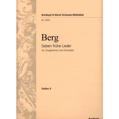 9790004341773 - 7 frühe Lieder