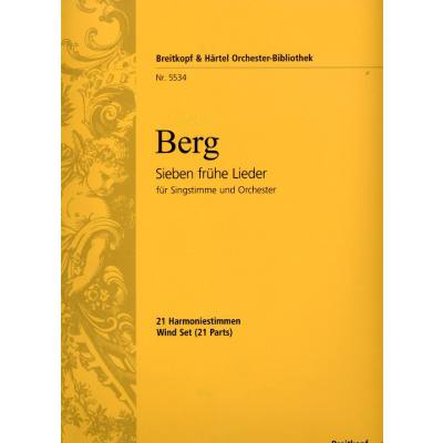 9790004341810 - 7 frühe Lieder