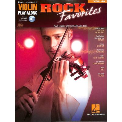 0888680020552 - Noten Rock Favorites Violin Play-Along incl download Code HL 00130216