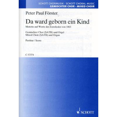 9790001158640 - Da ward geborn ein Kind | Motette 9790001158640 - Da ward geborn ein Kind | Motette