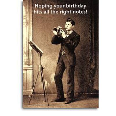 5060141662265 - Hoping your birthday hits all the right notes | Doppelkarte 5060141662265 - Hoping your birthday hits all the right notes | Doppelkarte