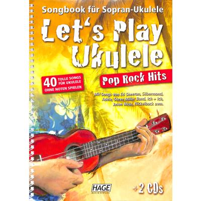 4026929918802 - Lets play ukulele - Spielbuch | Pop Rock Hits