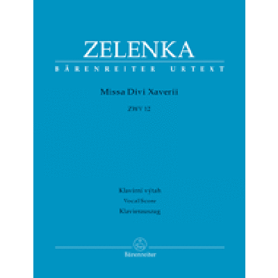9790260107533 - Missa divi xaverii ZWV 12