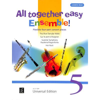 0803452070672 - Noten All together easy Ensemble 5 - für variable Besetzung James Rae UE 21584