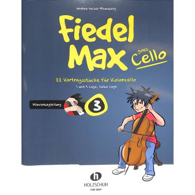 9783864340703 - Fiedel-Max goes Cello 3 - KlavierbegleitungVol3 - Andrea Holzer-Rhomberg Kartoniert (TB)