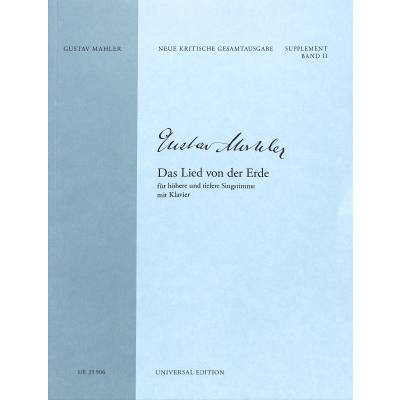 0803452067542 - Das Lied von der Erde 0803452067542 - Das Lied von der Erde