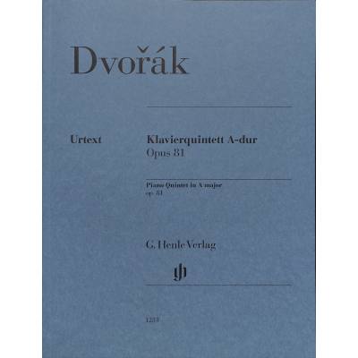 9790201812335 - Dvorák Antonín - Klavierquintett A-dur op 81 - Antonín Dvorák Kartoniert (TB)