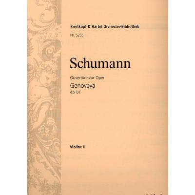 9790004342237 - Genoveva op 81 - Ouvertuere