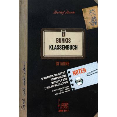 9783869473475 - Bunkis Klassenbuch Gitarre m Audio-CD - Detlef Bunk Kartoniert (TB)