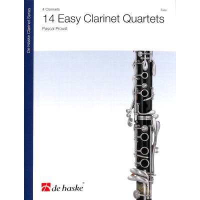 9789043150408 - 14 Easy Quartets   14 Easy Clarinet Quartets - Pascal Proust Geheftet