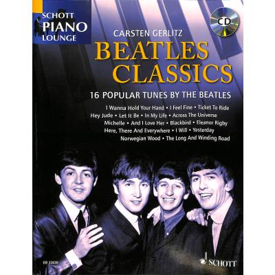 9783795710705 - Noten 16 Popular Tunes by the Beatles fÃ¼r Klavier ED Schott 22630