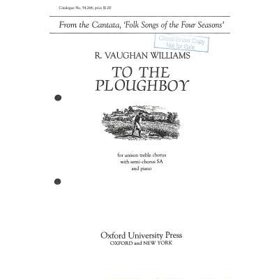 9780193857940 - To the ploughboy