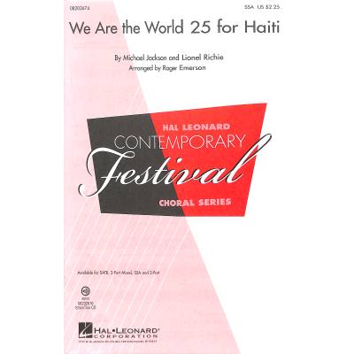 0884088496869 - We are the world 25 for Haiti