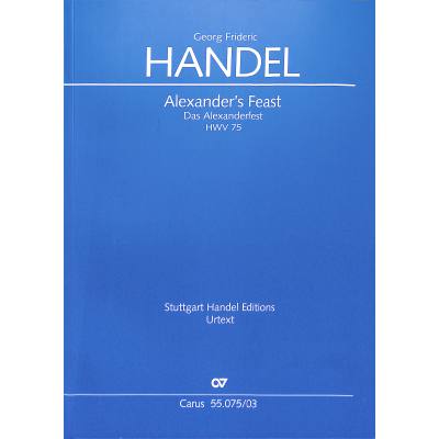 9790007170646 - Alexanderfest HWV 75 | Alexanders feast 9790007170646 - Alexanderfest HWV 75 | Alexanders feast